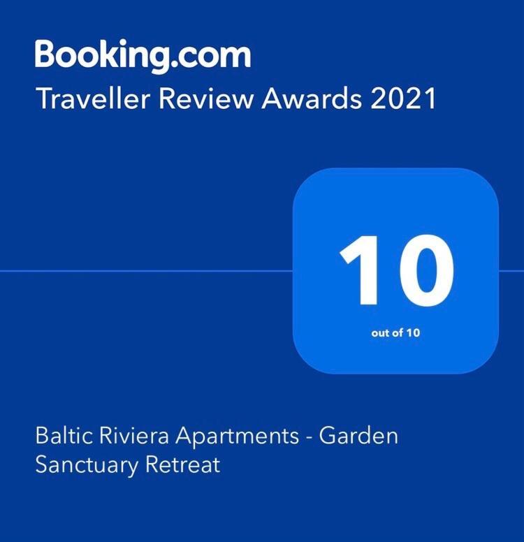 Baltic Riviera Apartments - Garden Sanctuary Retreat Gdansk Exterior photo